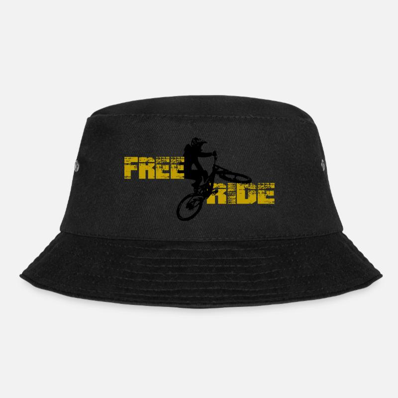 Free Ride MTB - Bucket Hat - Schwarz