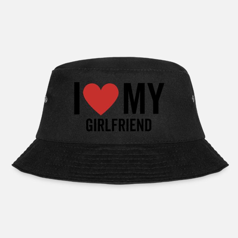 Ich liebe meine Freundin - Bucket Hat - Schwarz