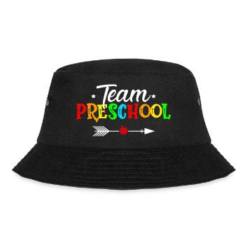 Team Vorschule - Bucket Hat - Schwarz - Vorne - Lela (165cm)