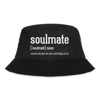Definition of Soulmate - Bucket Hat - Schwarz - Vorne - Lela (165cm)
