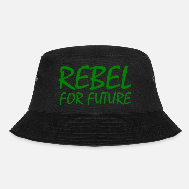 Rebel for future - Bucket Hat - Schwarz
