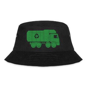 Garbage Truck Love Garbage Collection Recycling I Gift - Bucket Hat - black - Front - Lela (165cm)