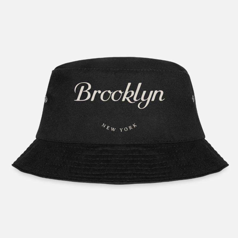 Brooklyn NY - Bucket Hat - black