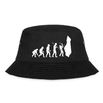 Bouldern Klettern Climbing - Bucket Hat - Schwarz - Vorne - Lela (165cm)