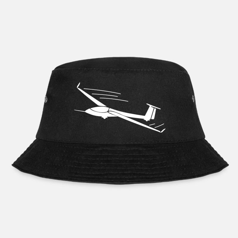 Glider glider pilot gift ideas - Bucket Hat - black