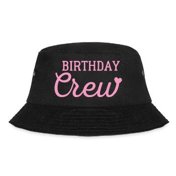 Birthday crew - Bucket Hat - black - Front - Lela (165cm)