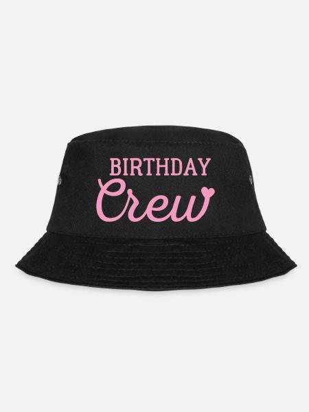 Geburtstagscrew - Bucket Hat - Schwarz