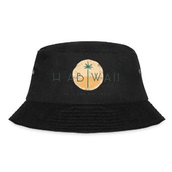 Habiwaii reif für die Insel - Bucket Hat - Schwarz - Vorne - Lela (165cm)