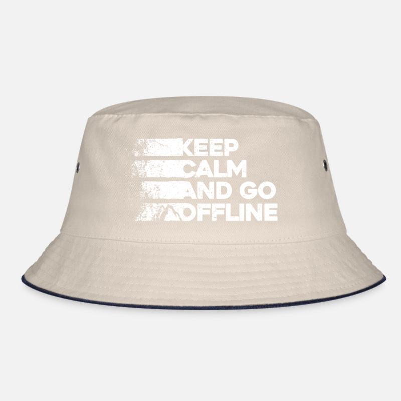 Restez calme et déconnectez-vous. Conception de randonnée Bob