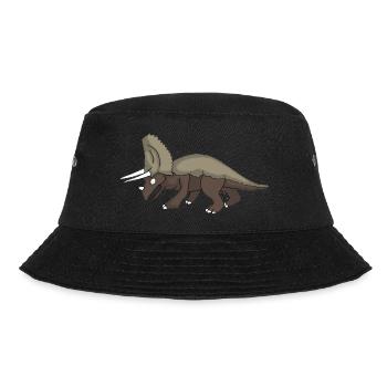Dino 29 - Bucket Hat - black - Front - Lela (165cm)