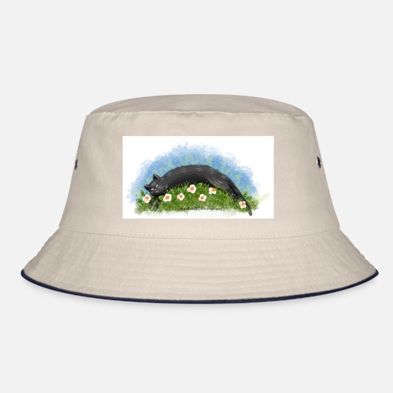 Katze schläft Bucket Hat