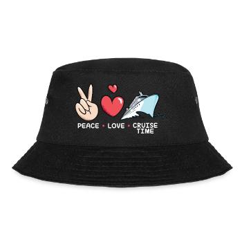Kreuzfahrt - Bucket Hat - Schwarz - Vorne - Lela (165cm)