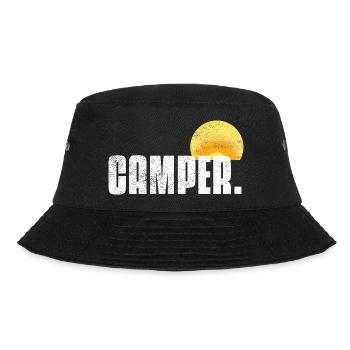 Camper Vintage - Bucket Hat - Schwarz - Vorne - Lela (165cm)