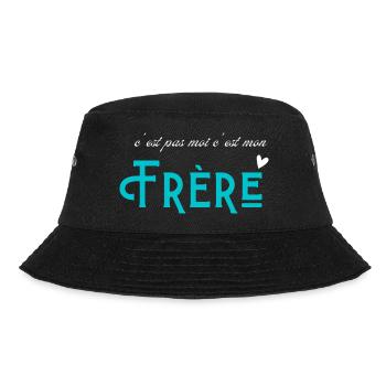 c'est pas moi c'est mon frère- shirt assortis sœur - Bob - noir - Devant - Lela (165cm)