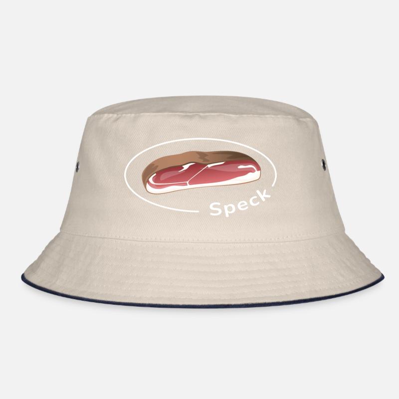 Bacon with writing Bucket Hat