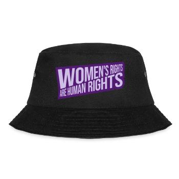 womens rights feminist quote - Bucket Hat - black - Front - Lela (165cm)