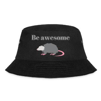Tolles Opossum - Bucket Hat - Schwarz - Vorne - Lela (165cm)