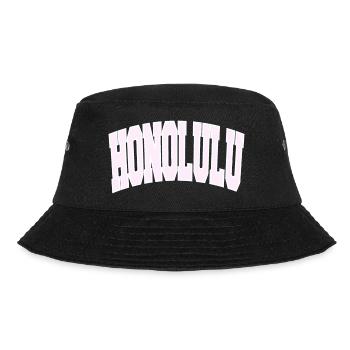 HONOLULU College - Bucket Hat - Schwarz - Vorne - Lela (165cm)