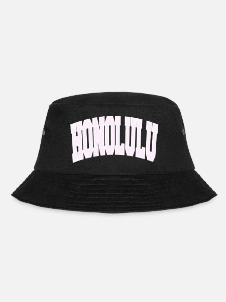 HONOLULU College - Bucket Hat - Schwarz