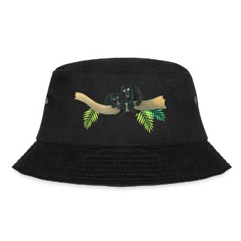 Howler monkeys - Bucket Hat - black - Front - Lela (165cm)