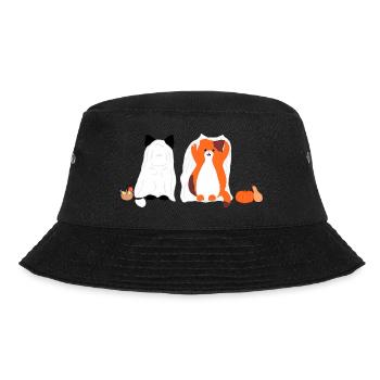 Halloween cats - Bucket Hat - black - Front - Lela (165cm)
