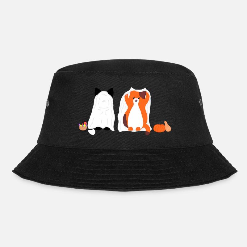 Halloween cats - Bucket Hat - black