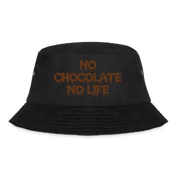 NO CHOCOLATE NO LIFE - Bucket Hat - black - Front - Lela (165cm)