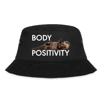 Body Positivity - Otter - Bucket Hat - black - Front - Lela (165cm)