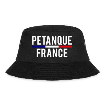 Pétanque France Petanque Frankreich Boule Boccia - Bucket Hat - Schwarz - Vorne - Lela (165cm)