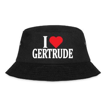 t-shirt J’adore Gertrude idée cadeau t-shirt - Bob - noir - Devant - Lela (165cm)