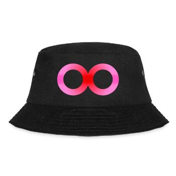 Acht Unendlichkeit 4 - Bucket Hat - Schwarz - Vorne - Lela (165cm)