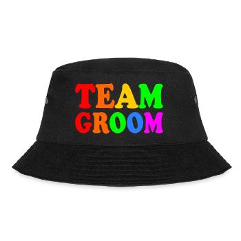 Team groom - Bucket Hat - black - Front - Lela (165cm)