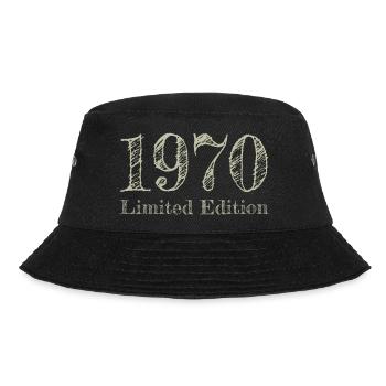 1970 - Bucket Hat - Schwarz - Vorne - Lela (165cm)