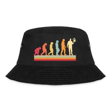 Mushroom Hunting Evolution Mycologist - Bucket Hat - black - Front - Lela (165cm)