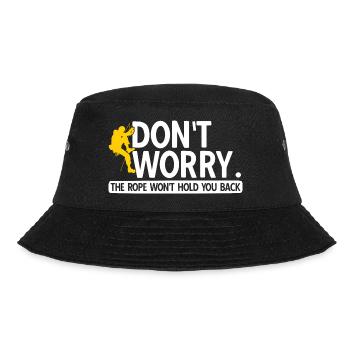 Klettern Bouldern - Bucket Hat - Schwarz - Vorne - Lela (165cm)