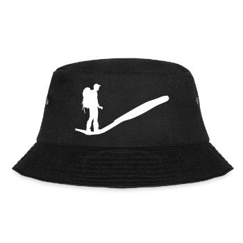 Adventure Travel Hiking Mountain - Bucket Hat - Schwarz - Vorne - Lela (165cm)