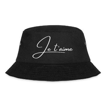 I love you - Bucket Hat - black - Front - Lela (165cm)