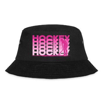 HockeyGirl Field Hockey Hockey Women's Hockey - Bucket Hat - black - Front - Lela (165cm)