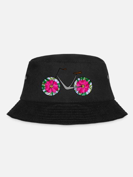 Fahrrad - Bucket Hat - Schwarz