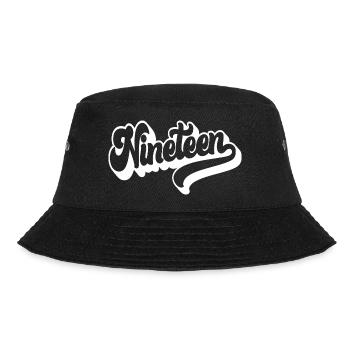 Nineteen 19th Birthday Boys Girls 19 Years Old - Bucket Hat - black - Front - Lela (165cm)