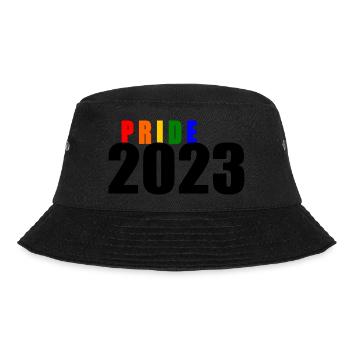 Pride 2023 - Bucket Hat - Schwarz - Vorne - Lela (165cm)
