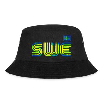 Schweden Schweden Flagge national norden skandinavia - Bucket Hat - Schwarz - Vorne - Lela (165cm)