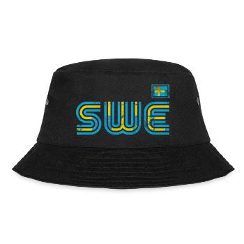 Schweden Schweden Flagge national norden skandinavia - Bucket Hat - Schwarz - Vorne - Lela (165cm)