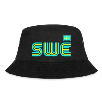 Schweden Schweden Flagge national norden skandinavia - Bucket Hat - Schwarz - Vorne - Lela (165cm)