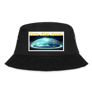 Firm.Flat.Fund. - Bucket Hat - Schwarz - Vorne - Lela (165cm)