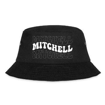 Lustig Mitchell Groovy 4 Männer Frauen Cool Mitchell - Bucket Hat - Schwarz - Vorne - Lela (165cm)