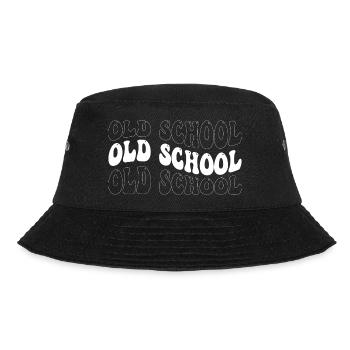 Lustig Old School Groovy 4 Männer Frauen Cool Alt - Bucket Hat - Schwarz - Vorne - Lela (165cm)