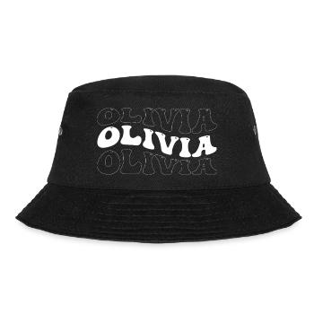 Funny Olivia Groovy 4 Men Women Cool Olivia Tie - Bucket Hat - black - Front - Lela (165cm)