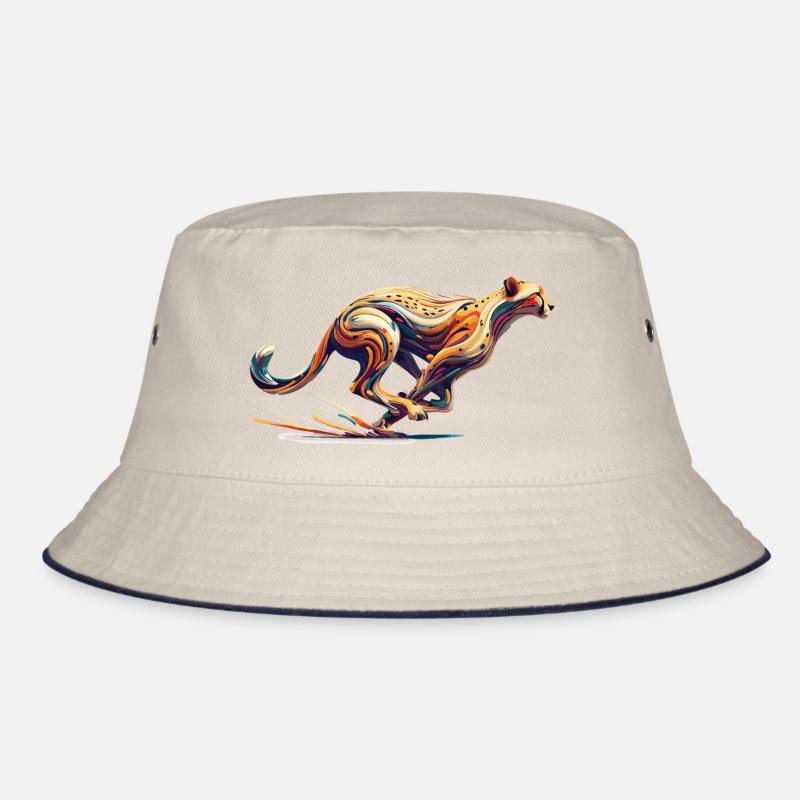 Guépard abstrait coloré Bob