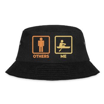 Rower Stick Figure - Bucket Hat - black - Front - Lela (165cm)